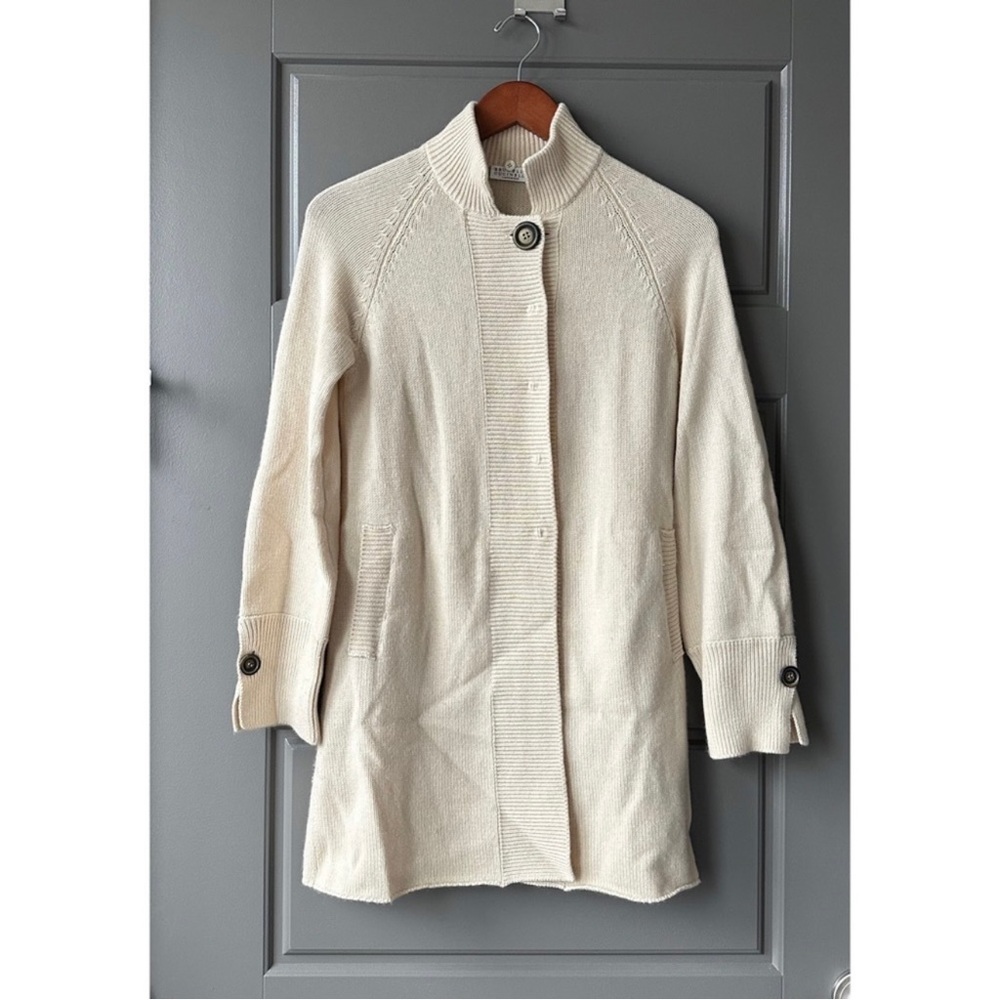 Brunello cucinelli cashmere knit sweater cardigan